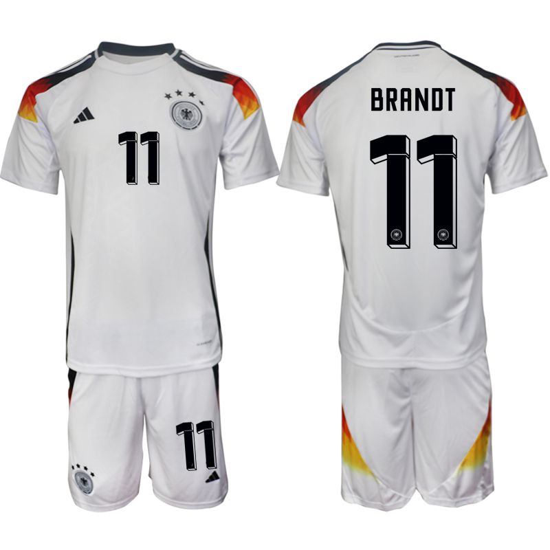 Men 2024-2025 Season Germany home white 11 Soccer Jersey